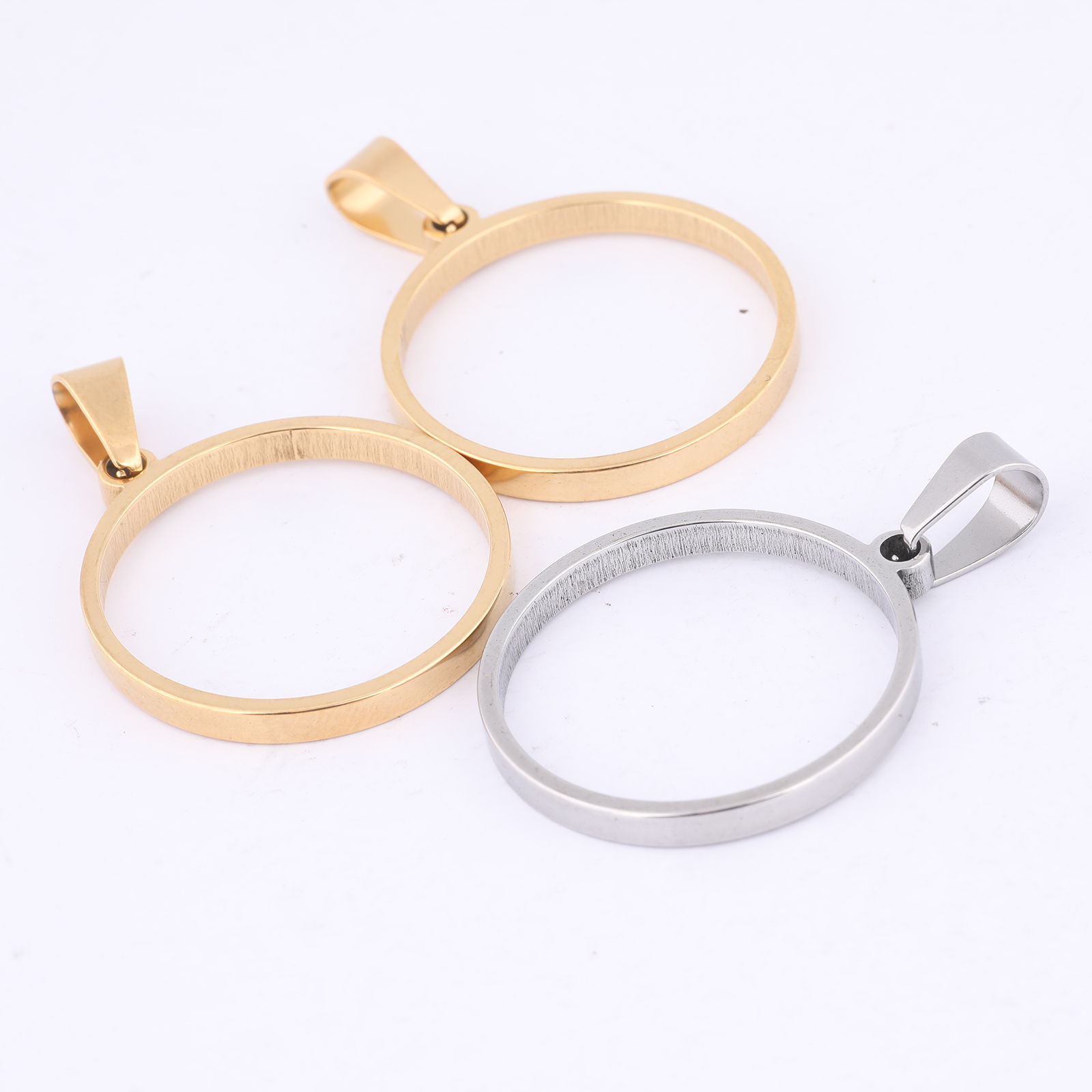 Resin Craft Projects - 10pcs 25mm Round Open Bezel Charms