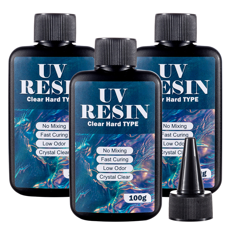 100/200/300g UV Resin Hard Typ – обзор и цена Epoxy Uv Resin Kit