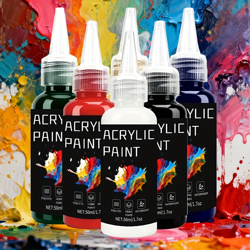 Acrylic Paint Set 6 Colors 50m – обзор и цена Resin Pigment Set