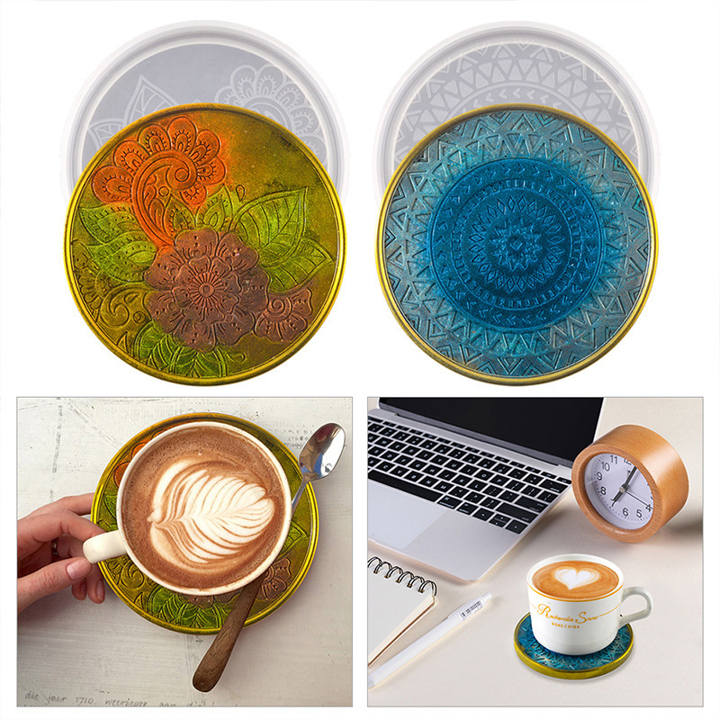 Flower Coaster Silicone Mold E – обзор и цена Coaster Mold Round