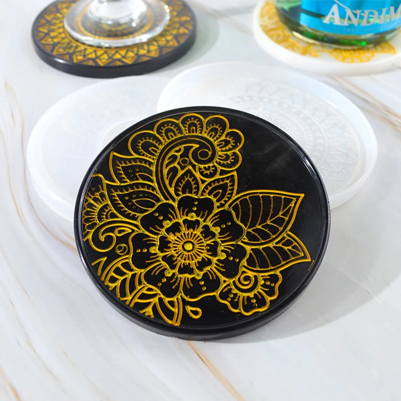 Flower Coaster Silicone Mold E – обзор и цена Coaster Mold Round