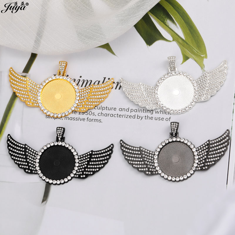5PCS Blank Wings Pendant Setti – обзор и цена Bezels Set Pendant
