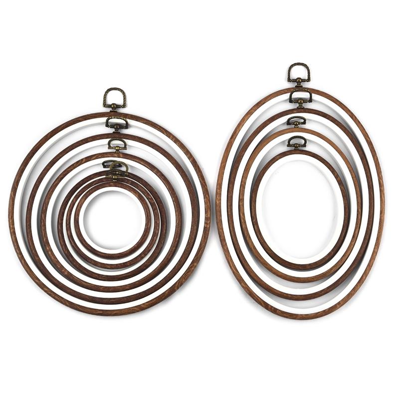 Round Oval Wooden Color Embroi – обзор и цена Wood Ring Blank