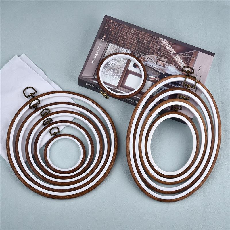 Round Oval Wooden Color Embroi – обзор и цена Wood Ring Blank