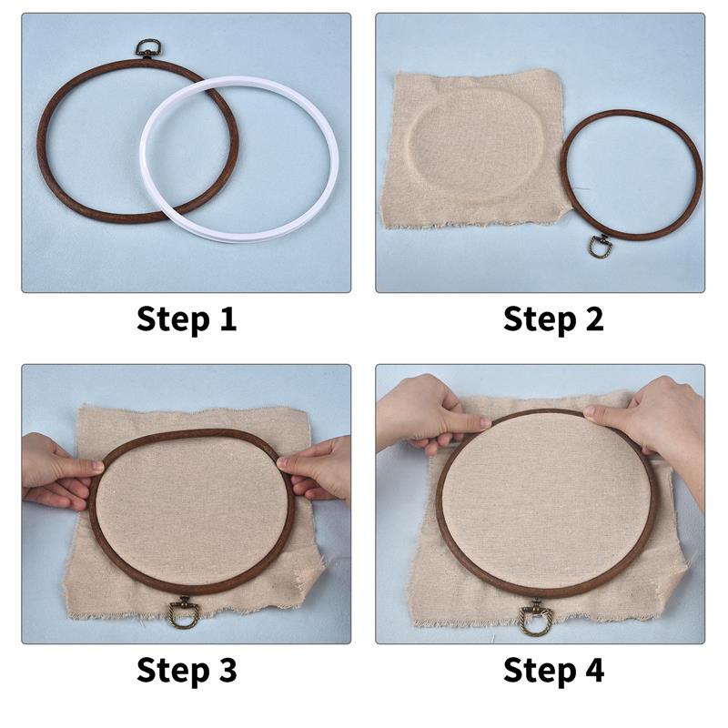 Round Oval Wooden Color Embroi – обзор и цена Wood Ring Blank
