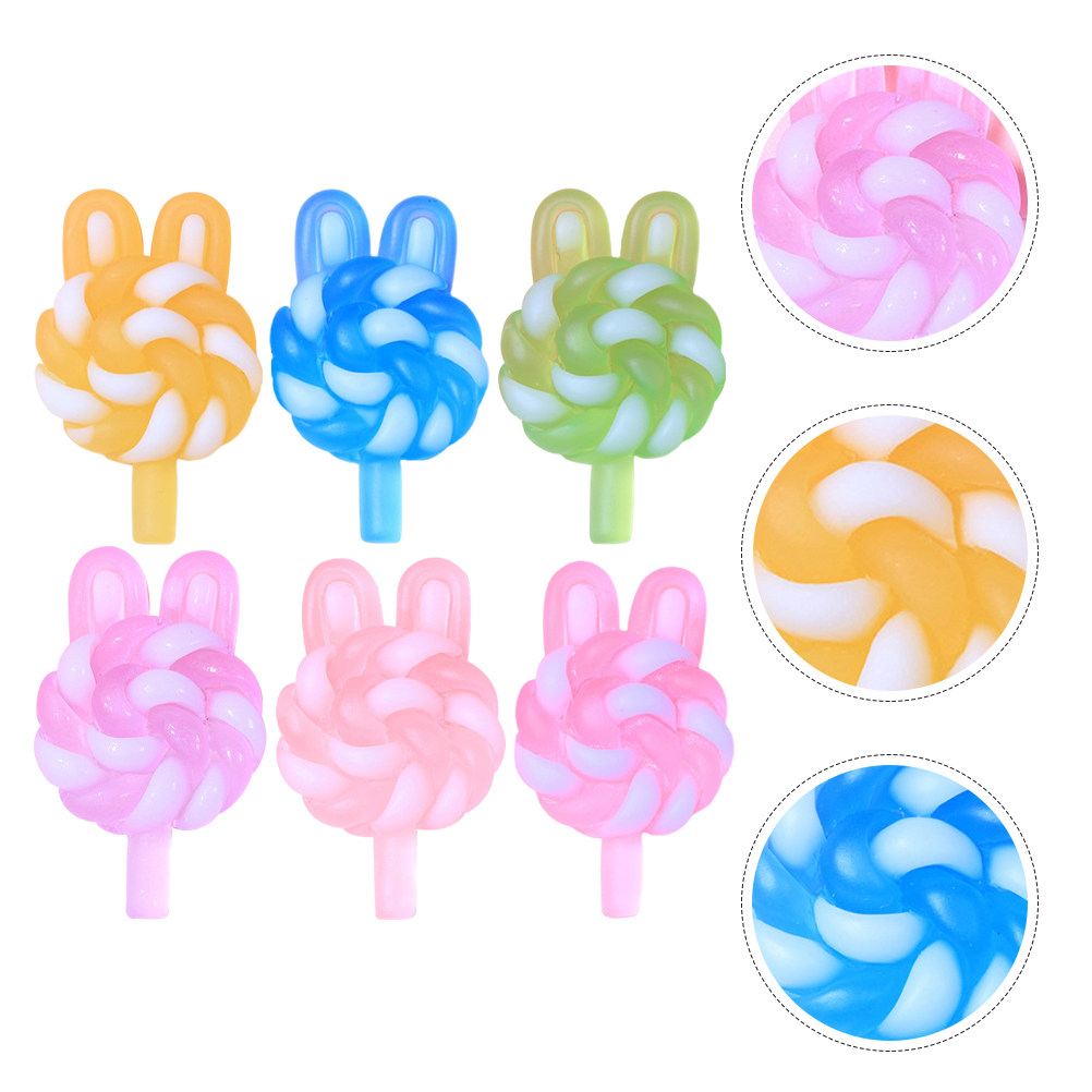24Pcs Cute Cartoon Lollipop Ch – обзор и цена Resin Crafts