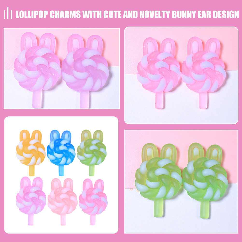 24Pcs Cute Cartoon Lollipop Ch – обзор и цена Resin Crafts