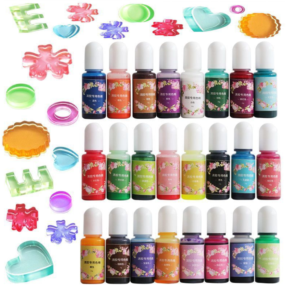 26 Colors 10ml Epoxy Resin Pig – обзор и цена Epoxy Uv Resin Kit