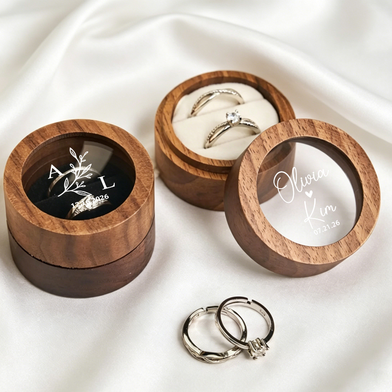 Personalized Wedding Ring Box  – обзор и цена Wood Ring Blank