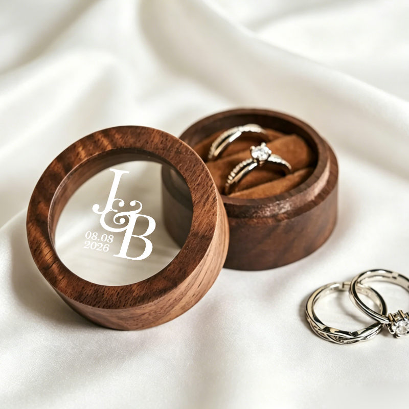 Personalized Wedding Ring Box  – обзор и цена Wood Ring Blank