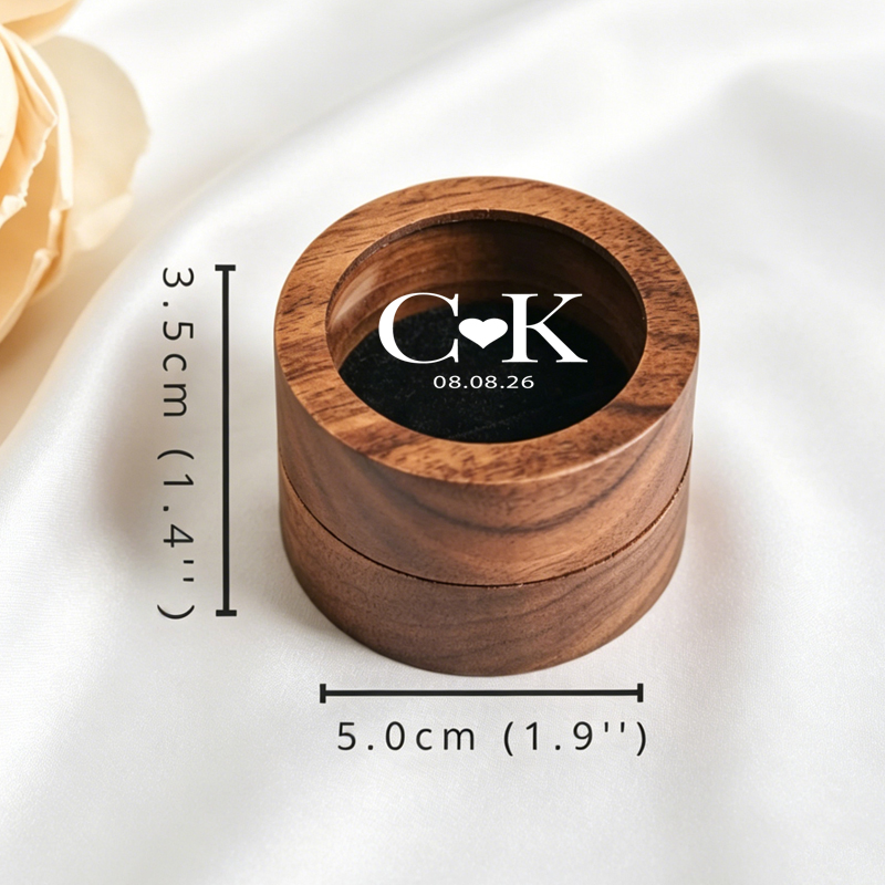 Personalized Wedding Ring Box  – обзор и цена Wood Ring Blank