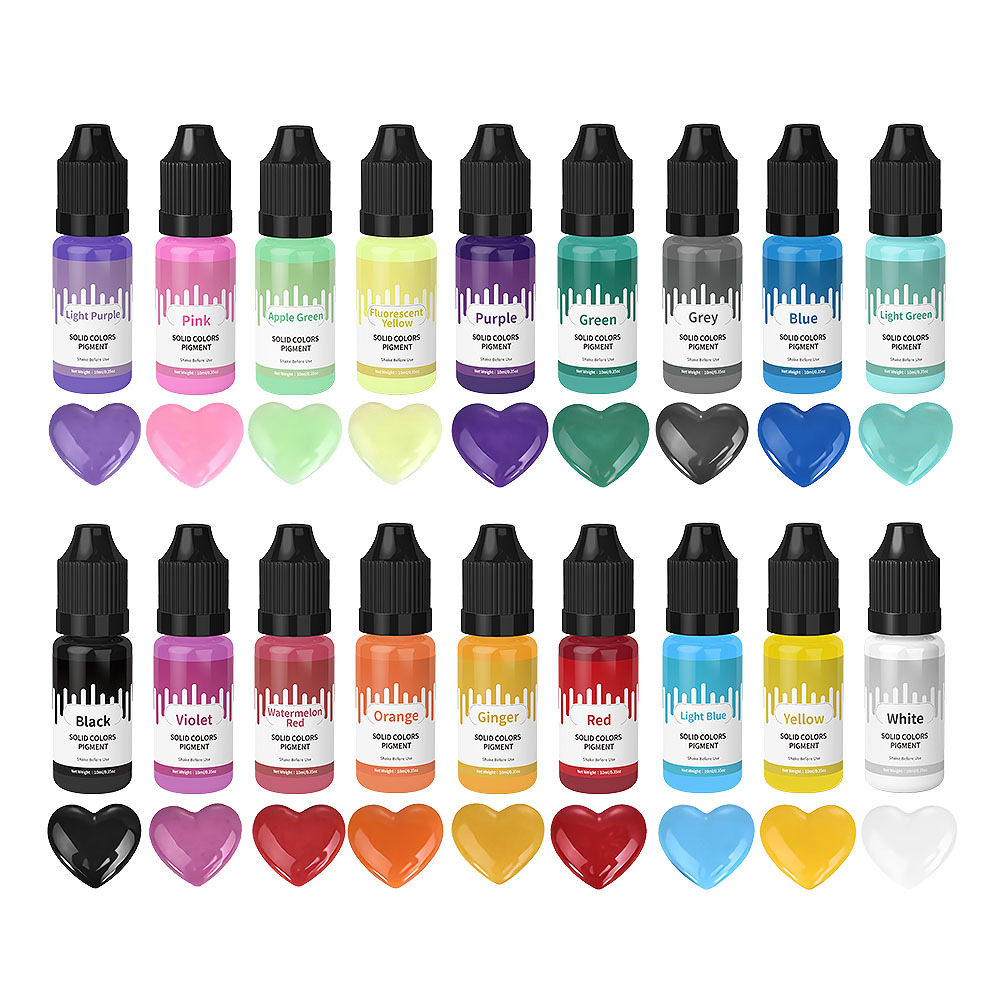 18Colors 10ml Macaron Solid Pa – обзор и цена Resin Pigment Set