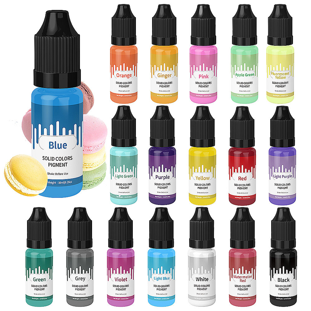 18Colors 10ml Macaron Solid Pa – обзор и цена Resin Pigment Set