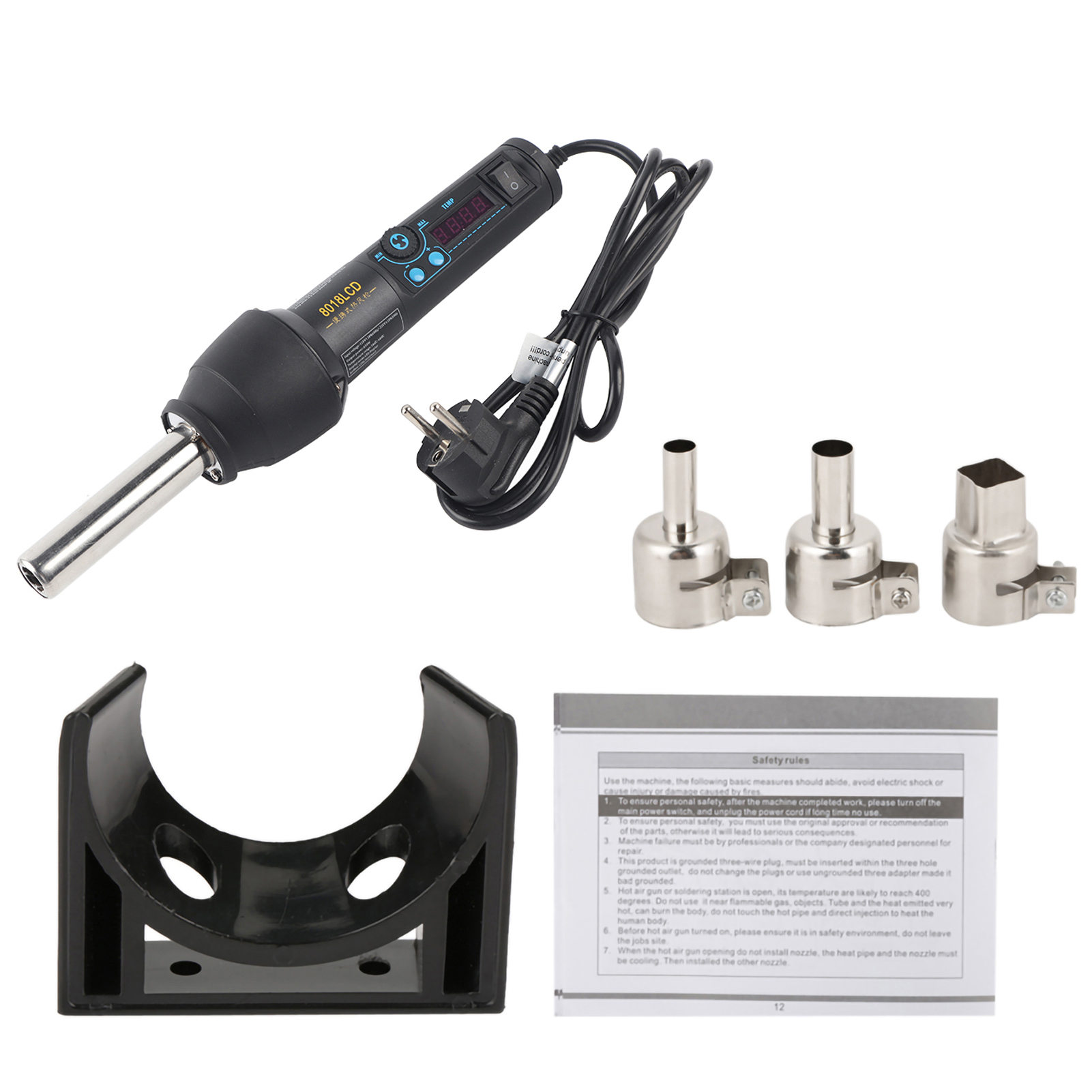 8858‑I / 650W LED Digital Disp – обзор и цена Heat Gun Small