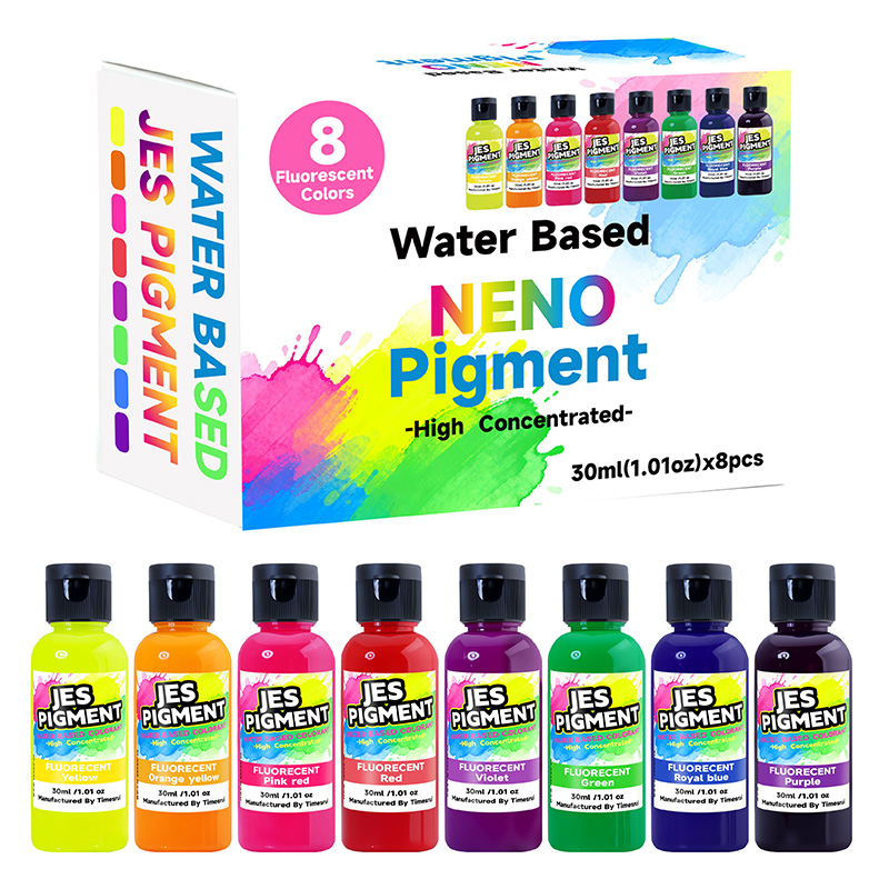 8colors/set fluorescent pigmen – обзор и цена Resin Pigment Set