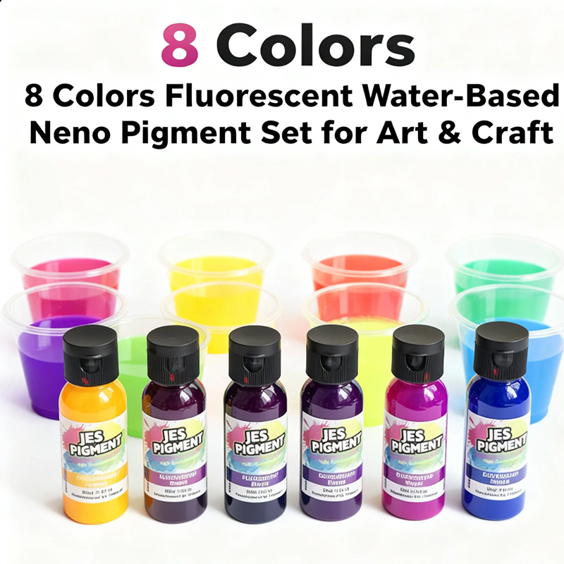 8colors/set fluorescent pigmen – обзор и цена Resin Pigment Set