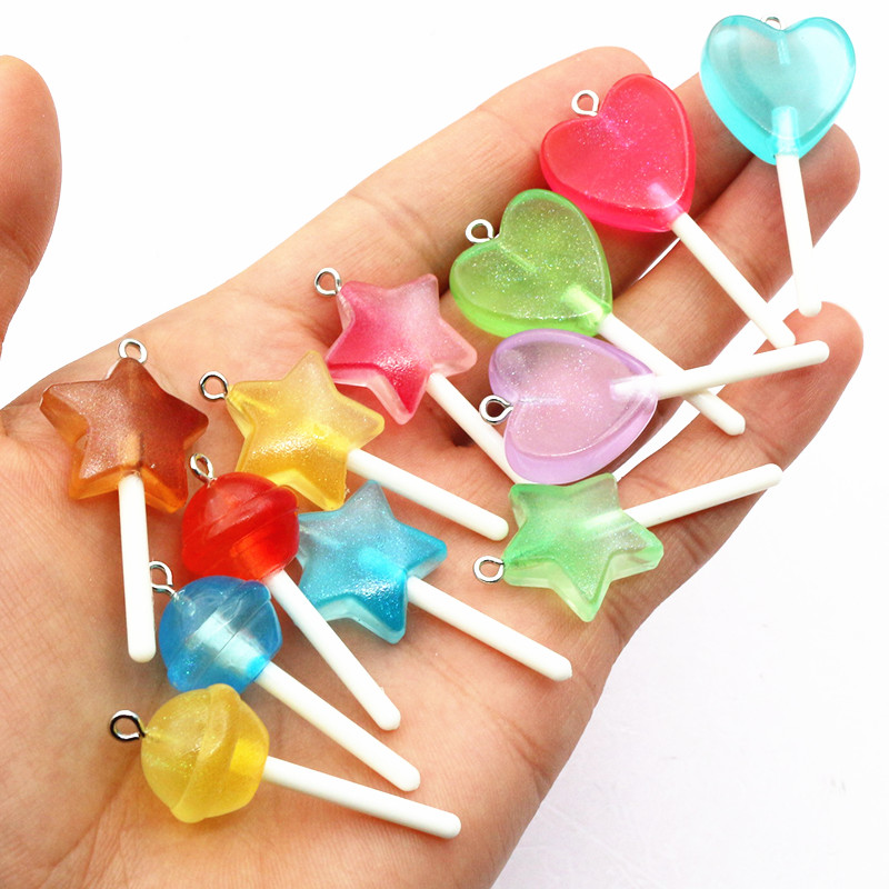10pcs Mixed Colors Resin Cute  – обзор и цена Resin Craft Projects