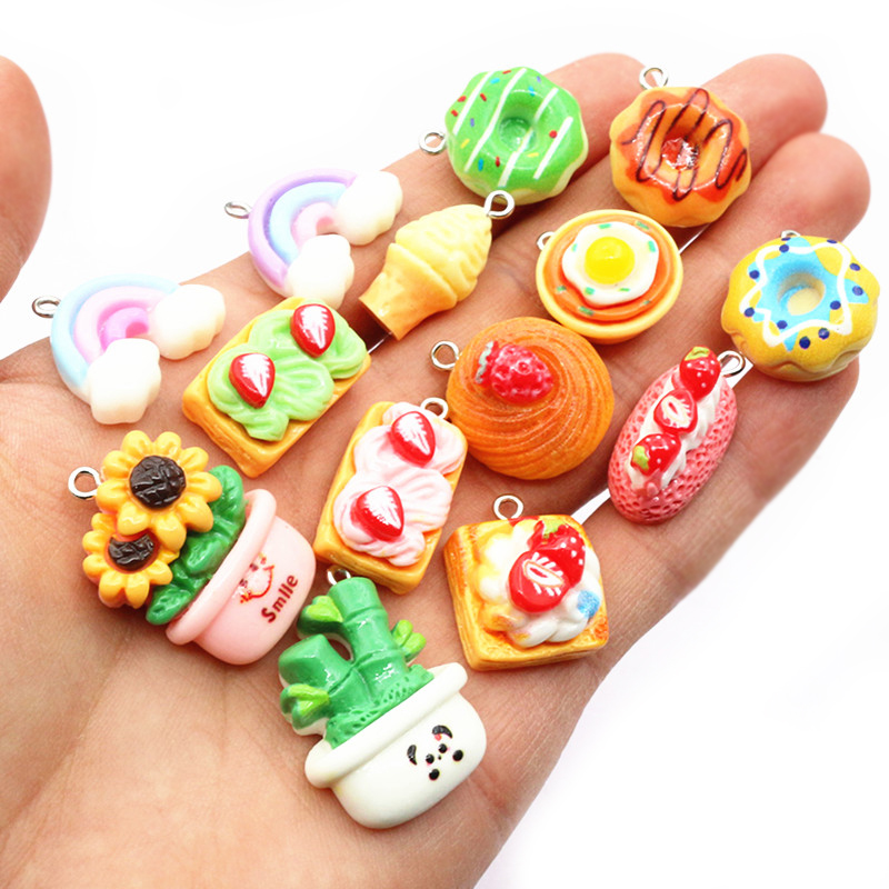 10pcs Mixed Colors Resin Cute  – обзор и цена Resin Craft Projects
