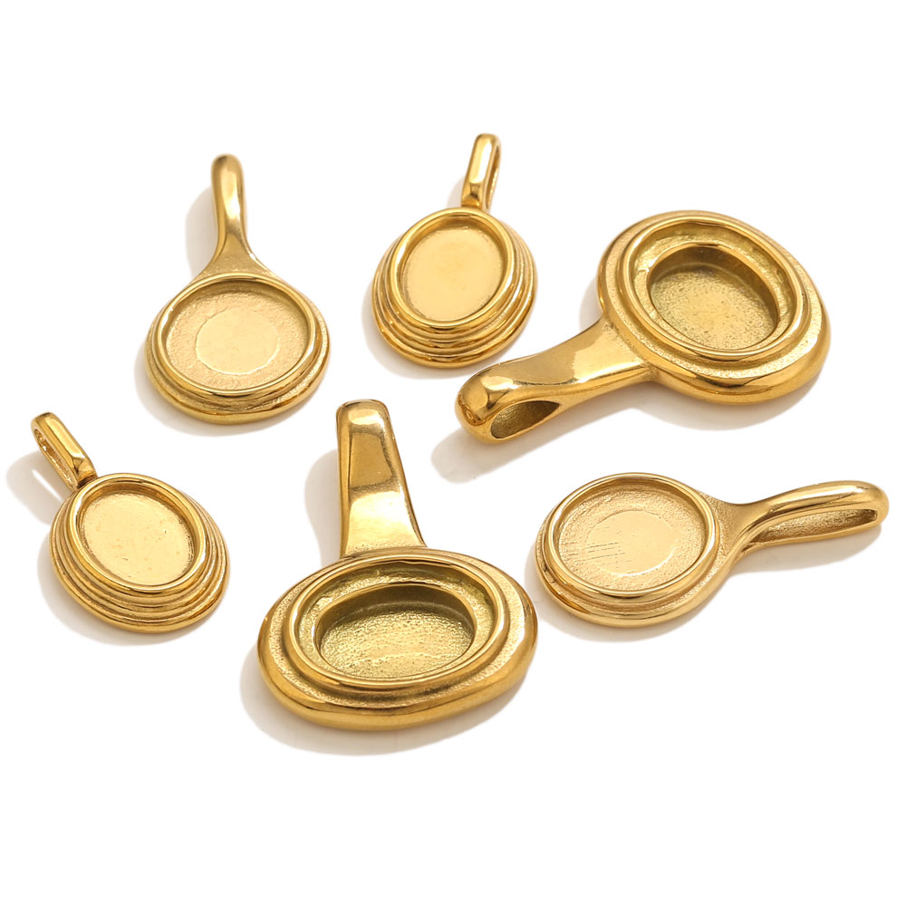 5pcs Stainless Steel Round Ova – обзор и цена Resin Crafts