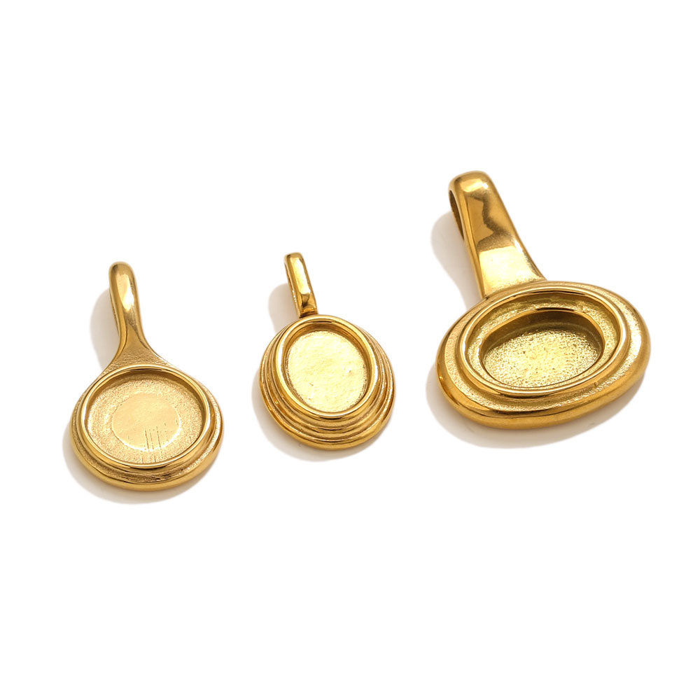 5pcs Stainless Steel Round Ova – обзор и цена Resin Crafts
