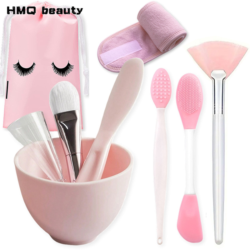 9pcs/set Silicone Face Mask Mi – обзор и цена Mixing Cup Silicone