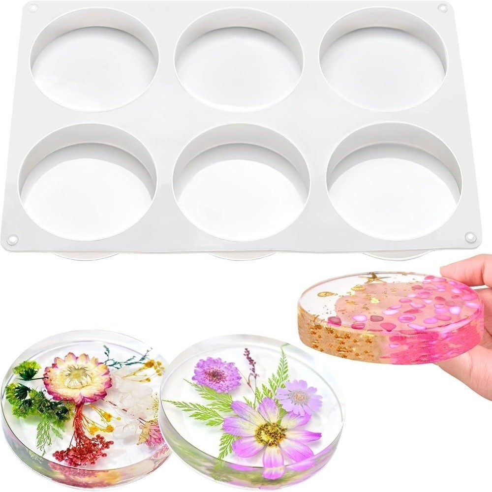 Creative Coasters Silicone Mol – обзор и цена Coaster Mold Round
