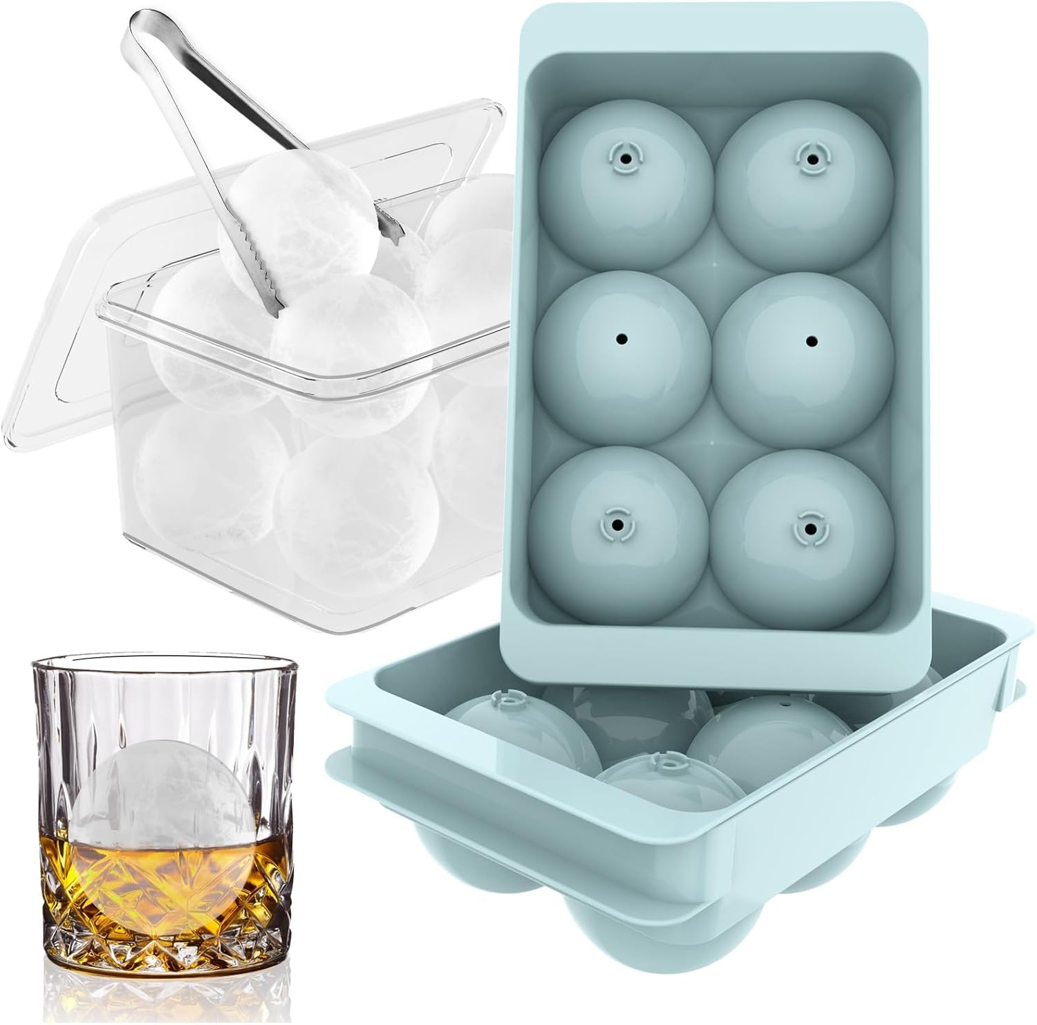Large Round Ice Cube Trays for – обзор и цена Coaster Mold Round