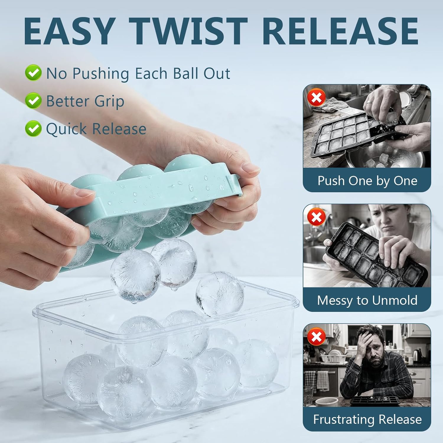 Large Round Ice Cube Trays for – обзор и цена Coaster Mold Round