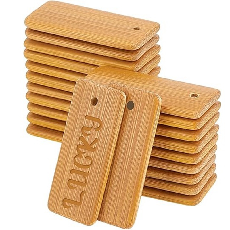 50pcs Wooden Tags Key Ring Bla – обзор и цена Wood Ring Blank