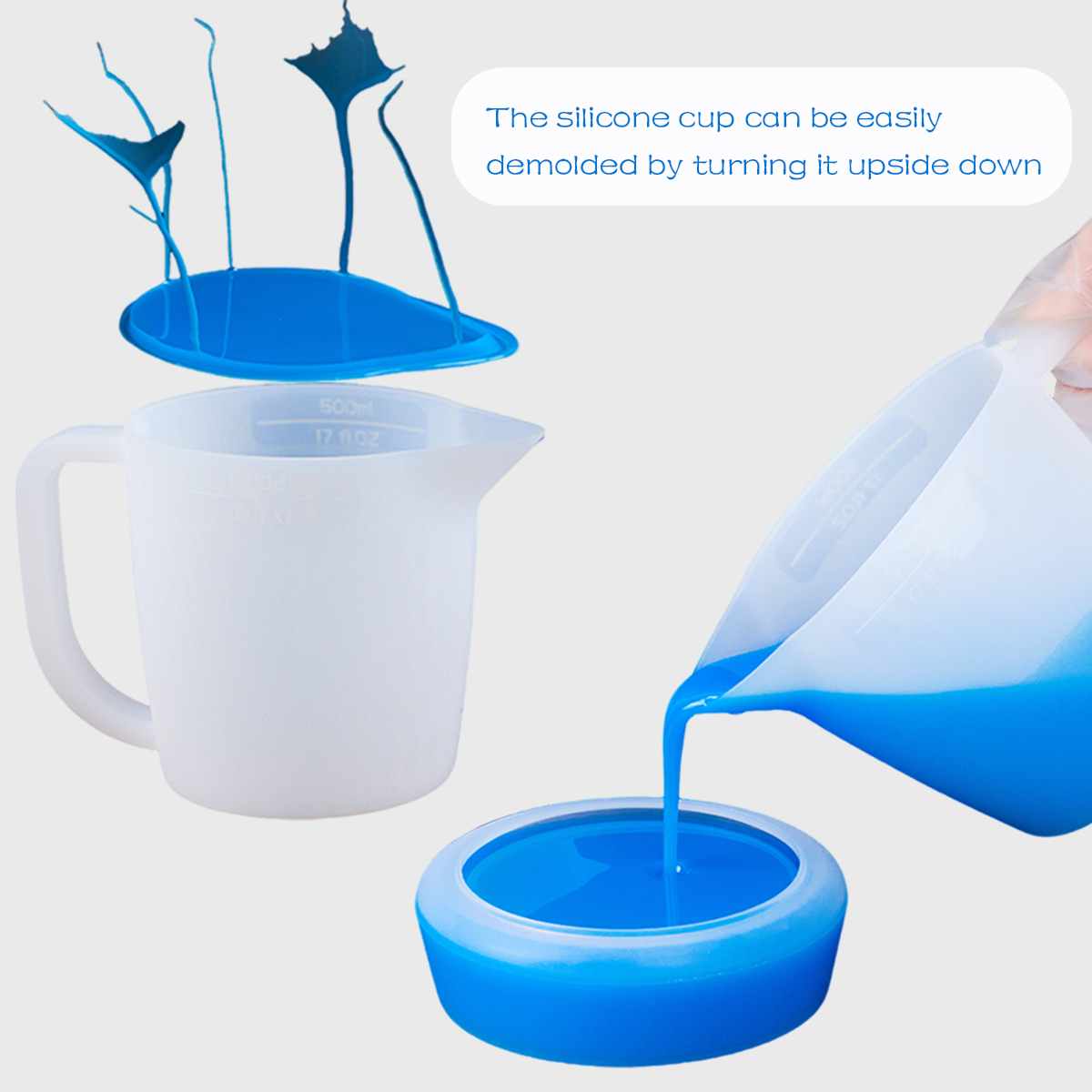 500ML Silicone Measuring Cup w – обзор и цена Mixing Cup Silicone