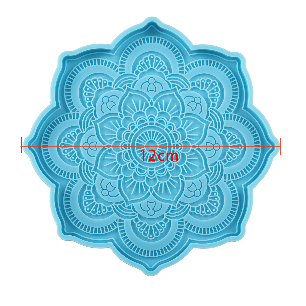 Mandala Coaster Silicone Mold  – обзор и цена Coaster Mold Round