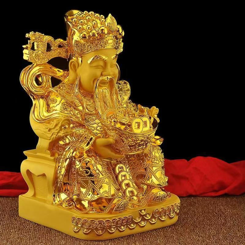 Feng Shui Gold God of Wealth L – обзор и цена Resin Crafts