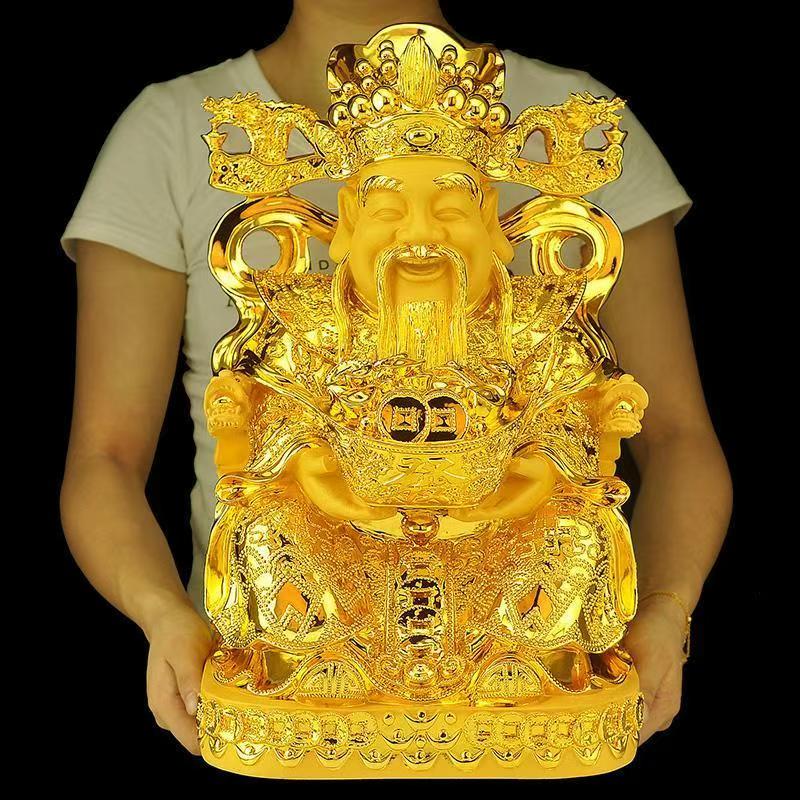 Feng Shui Gold God of Wealth L – обзор и цена Resin Crafts