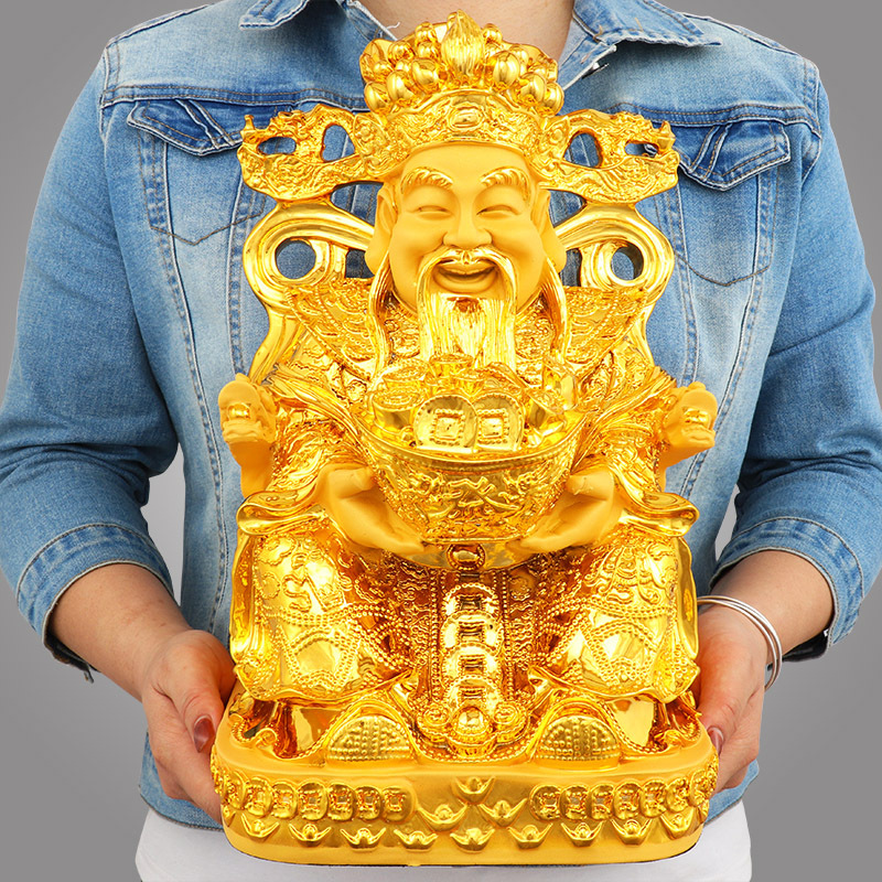 Feng Shui Gold God of Wealth L – обзор и цена Resin Crafts
