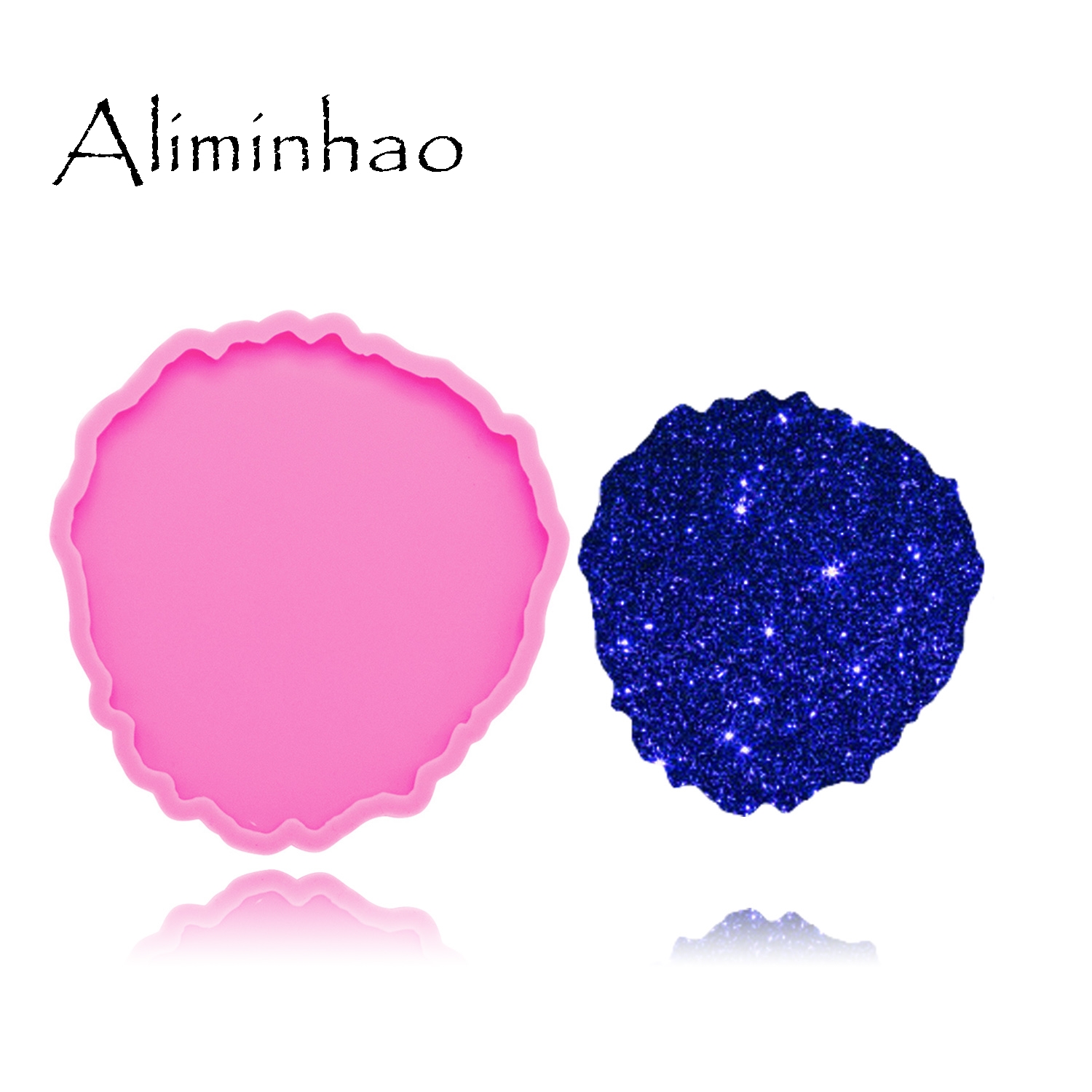 DY0278 Shiny High quality roun – обзор и цена Geode Mold Silicone