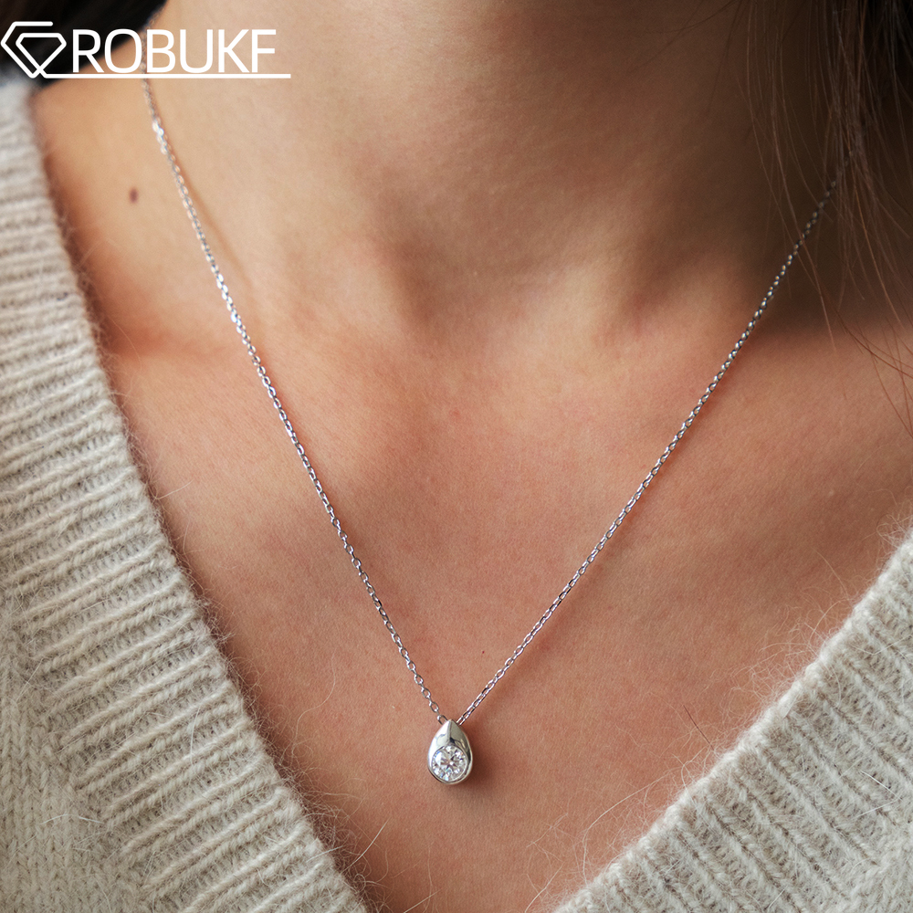 0.3/0.5CT Solitaire Diamond Mo – обзор и цена Bezels Set Pendant