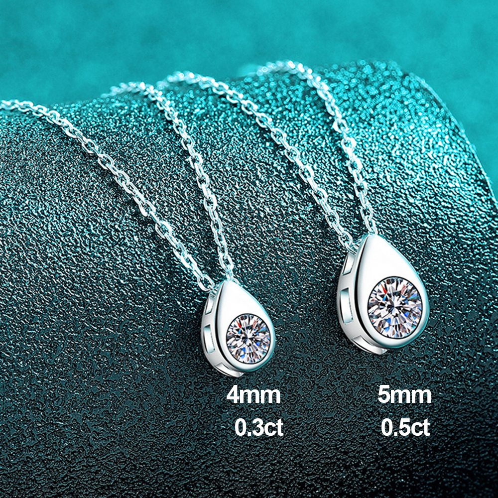 0.3/0.5CT Solitaire Diamond Mo – обзор и цена Bezels Set Pendant