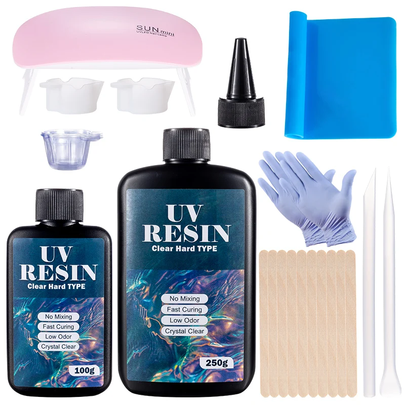 Hard UV Resin Glue Kit Fast Cu – обзор и цена Epoxy Uv Resin Kit