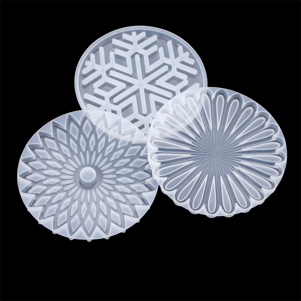1Pcs Round Coaster Resin Silic – обзор и цена Coaster Mold Round