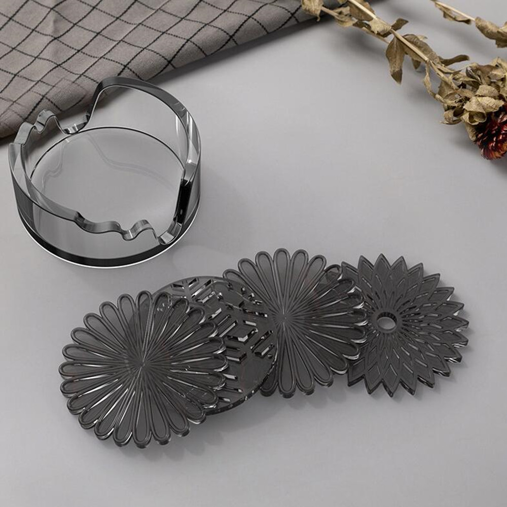 1Pcs Round Coaster Resin Silic – обзор и цена Coaster Mold Round