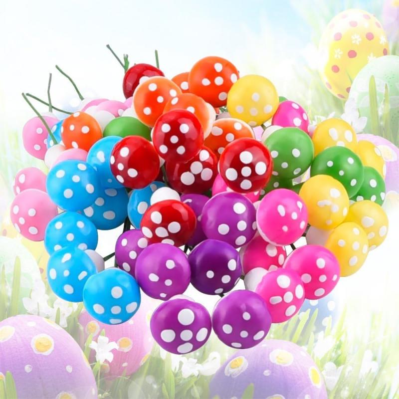 10-80PCS Mini Color Mushroom D – обзор и цена Terrarium Moss Art