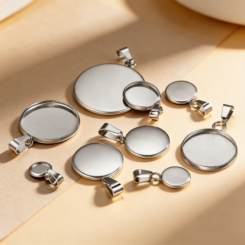 10pcs 316 Stainless Steel 6~20 – обзор и цена Bezels Set Pendant