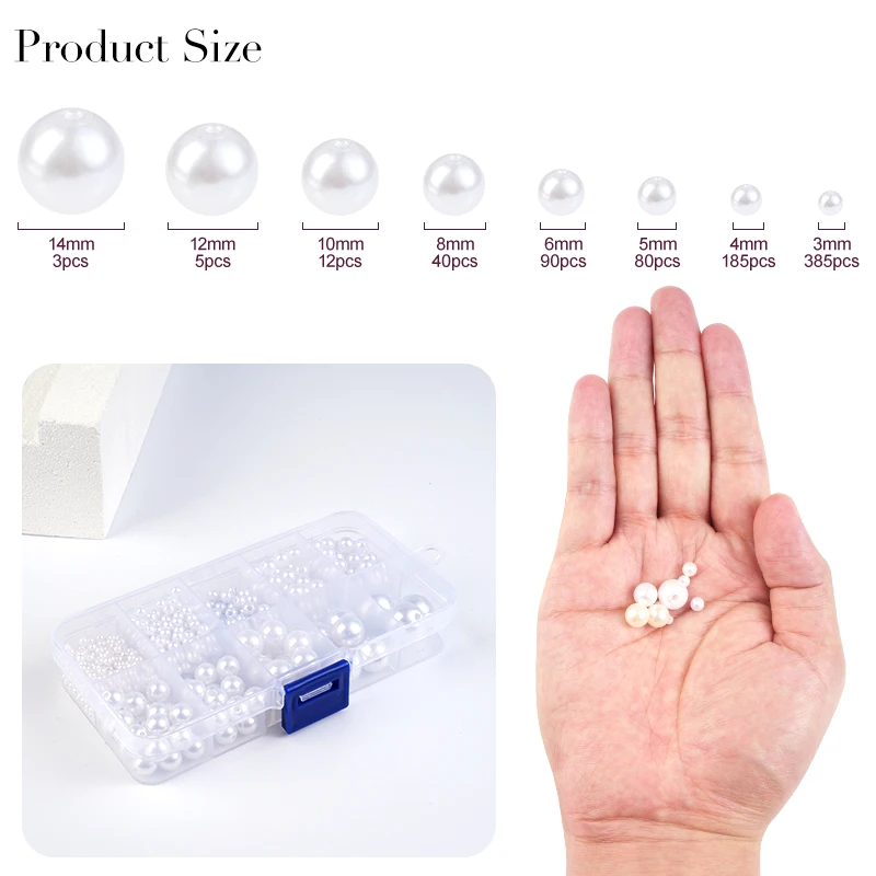 800pcs Artificial Faux Pearl R – обзор и цена Resin Crafts