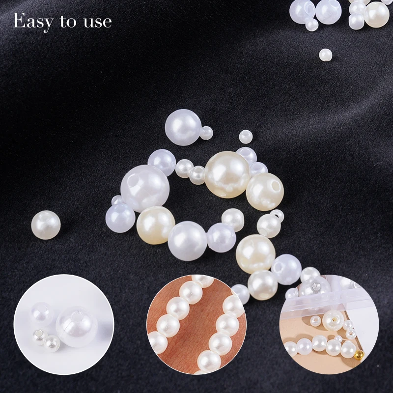 800pcs Artificial Faux Pearl R – обзор и цена Resin Crafts