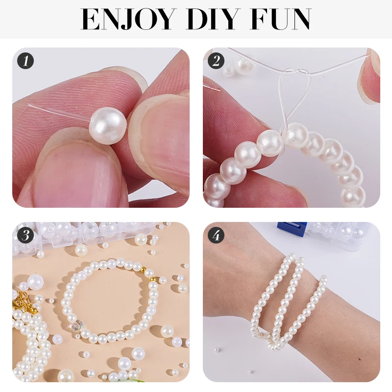800pcs Artificial Faux Pearl R – обзор и цена Resin Crafts