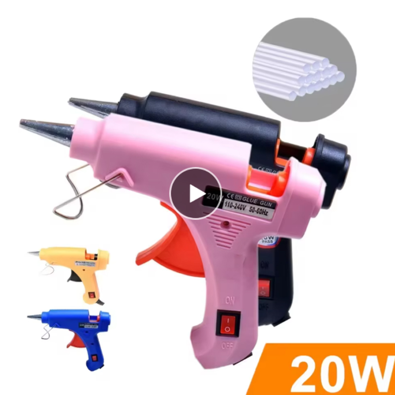 20W EU Plug glue gun.30pcs/10p – обзор и цена Heat Gun Small