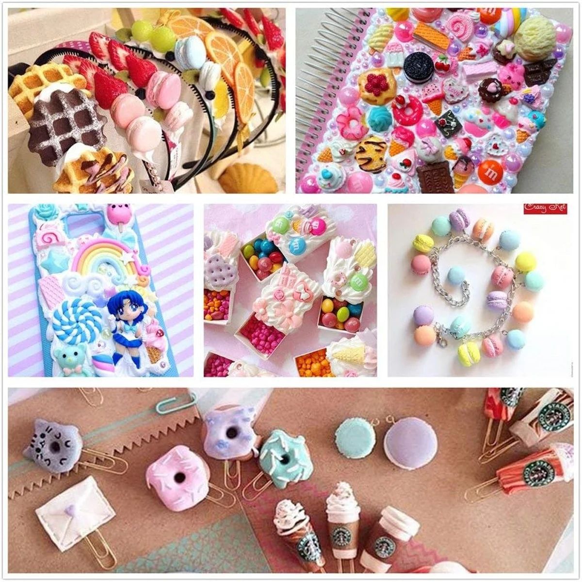 30pcs Random Candy Slime Charm – обзор и цена Resin Craft Material