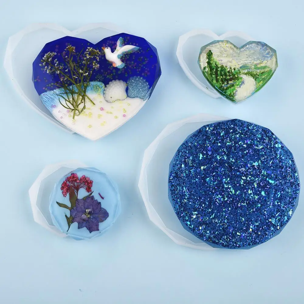Resin Coaster Silicone Mold Ca – обзор и цена Coaster Mold Round