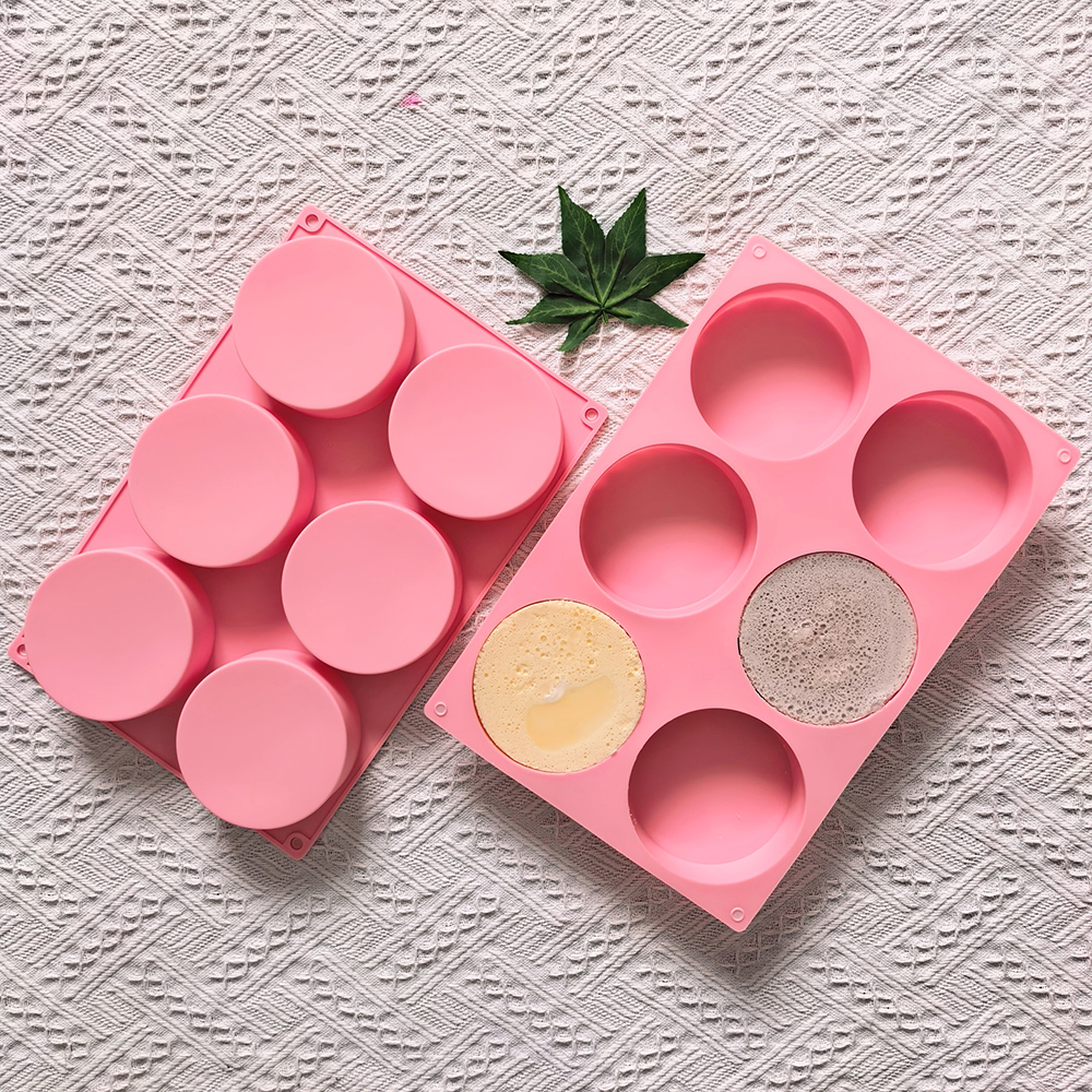 1pc 6-cavity large round disc  – обзор и цена Coaster Mold Round