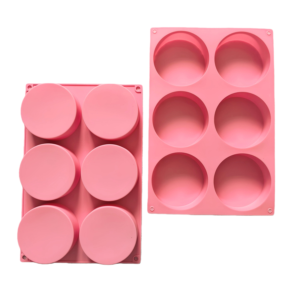 1pc 6-cavity large round disc  – обзор и цена Coaster Mold Round